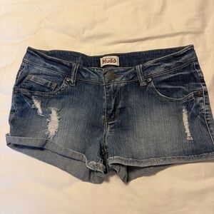 Mudd y2k low rise short shorts size 11